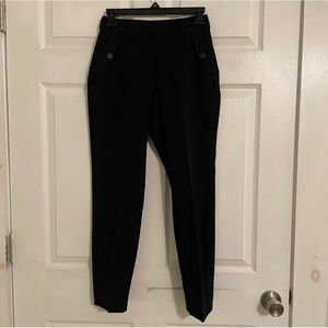 Express High Rise Crop Black Pant (sz 0R)